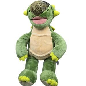 Build-A-Bear BAB Green Ankylosaurus Dinosaur With Spikes Plush CLEAN